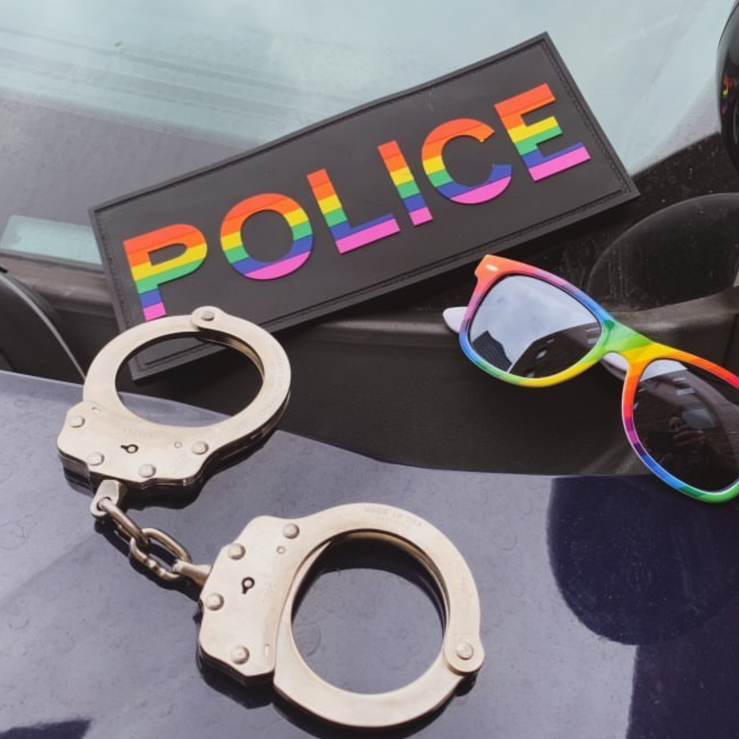 Police VELCRO® PVC All-Weather Rainbow Patch Set